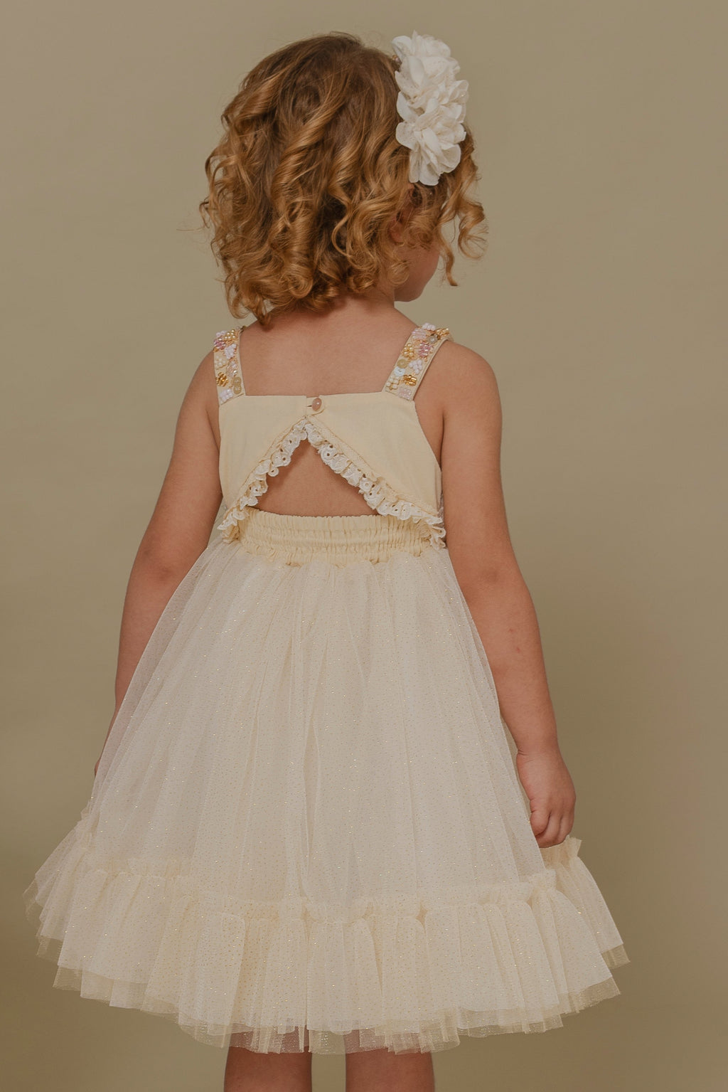 GIRL´IVORY DRESS ALAS
