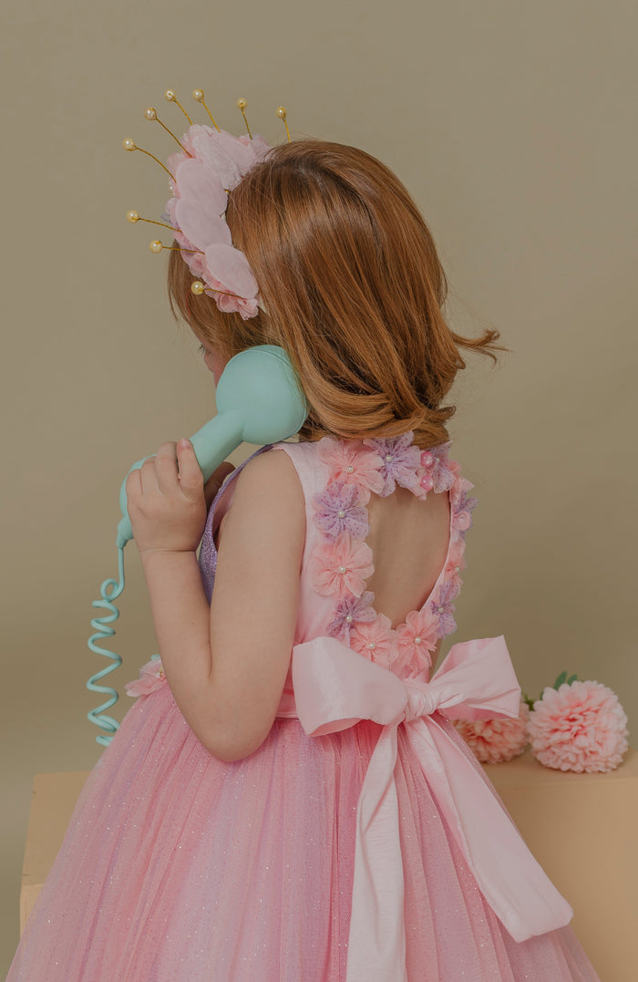 Vestido para Bebita Anastasia Lila  (PRE-ORDEN - ENTREGA EN 15 DÍAS)