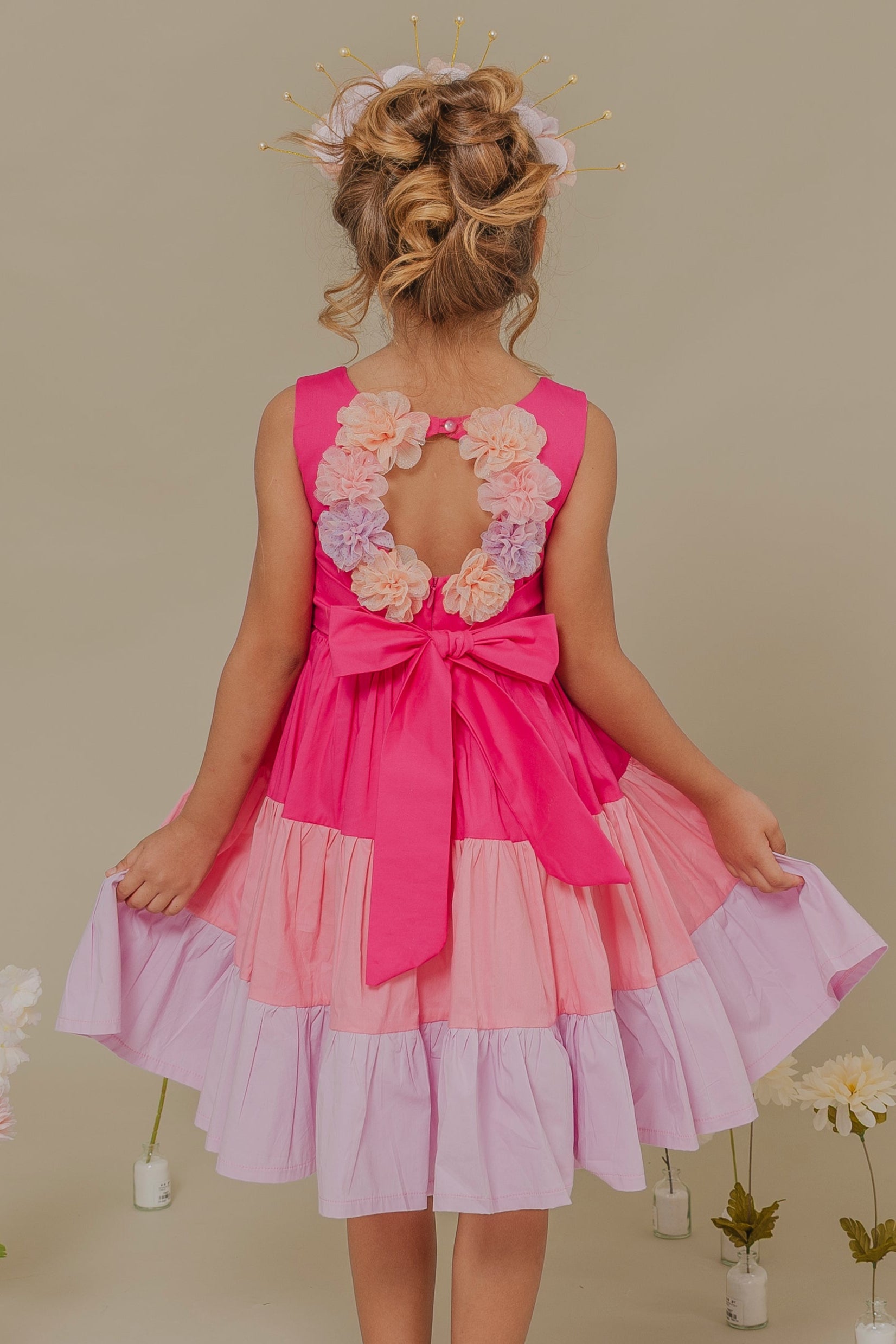 GIRL´FUCHSIA DRESS AVENTURA