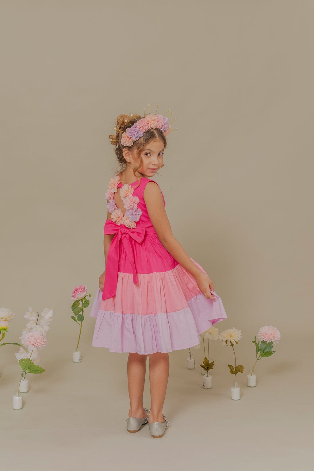 GIRL´FUCHSIA DRESS AVENTURA