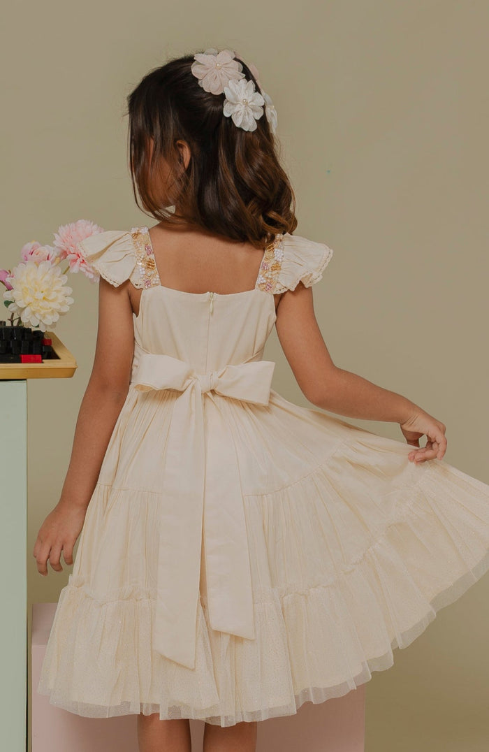 Vestido Para niña Camino Beige