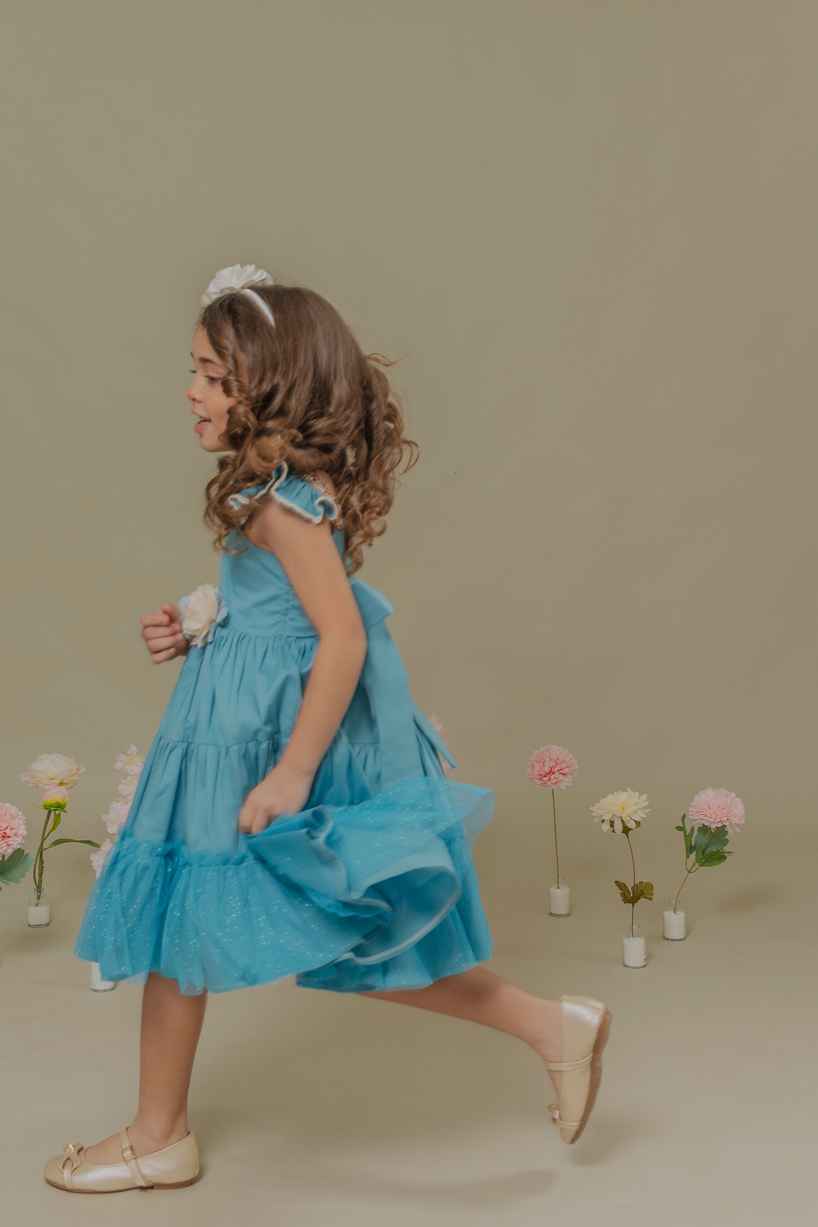 GIRL´BLUE DRESS CAMINO