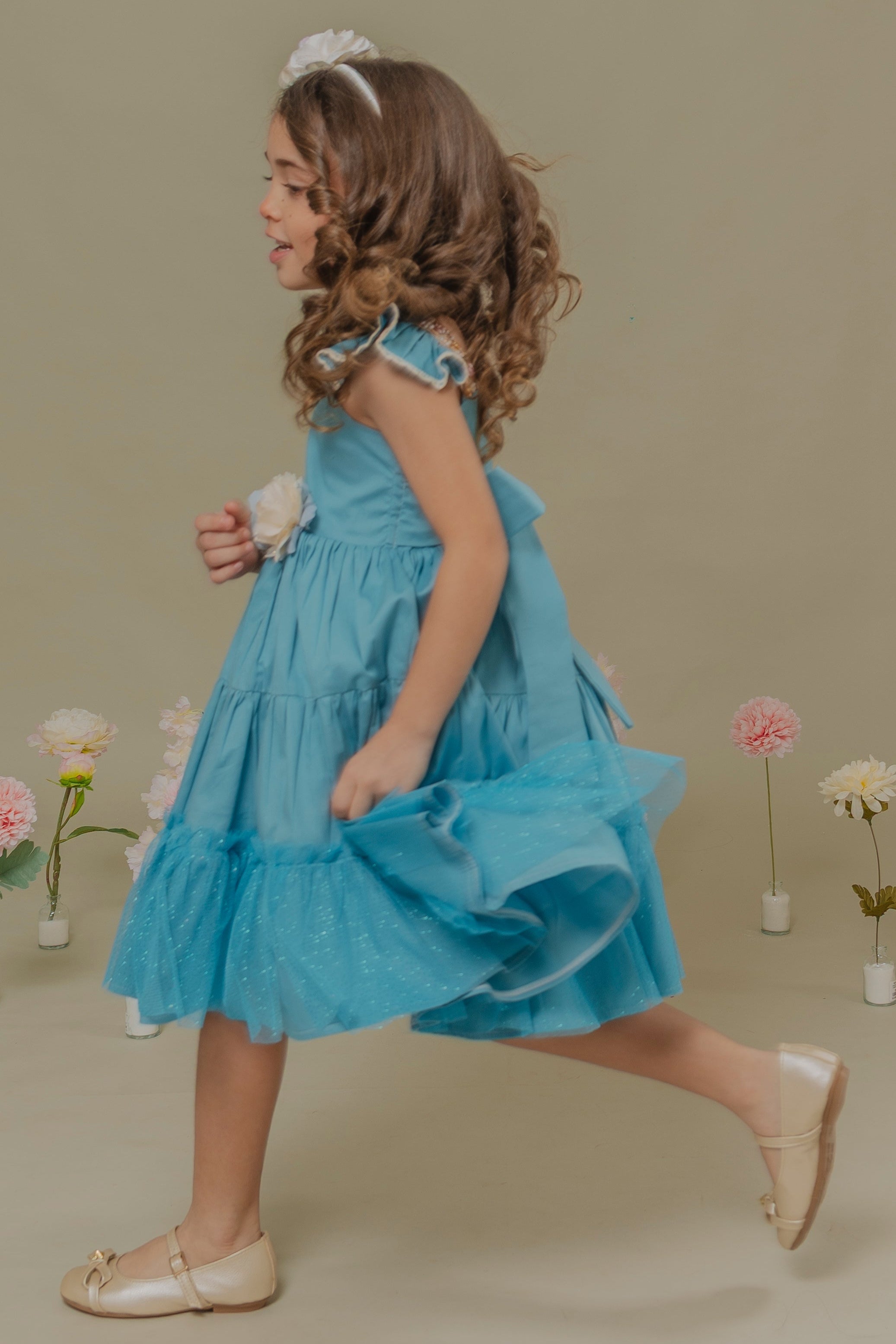 GIRL´BLUE DRESS CAMINO