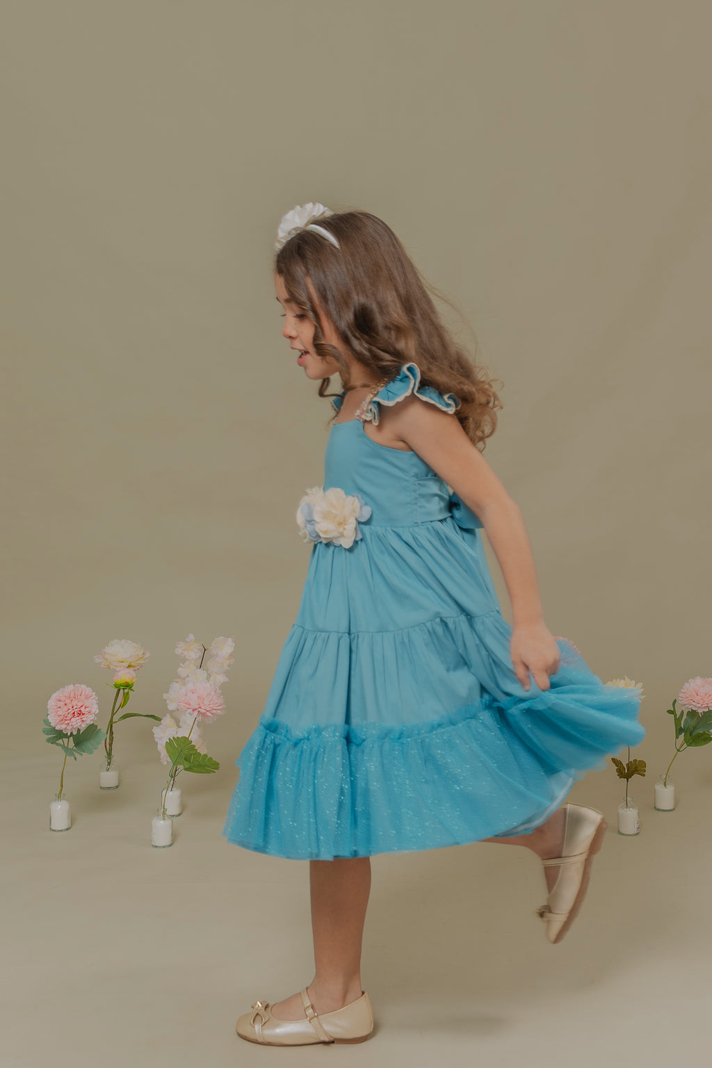 GIRL´BLUE DRESS CAMINO