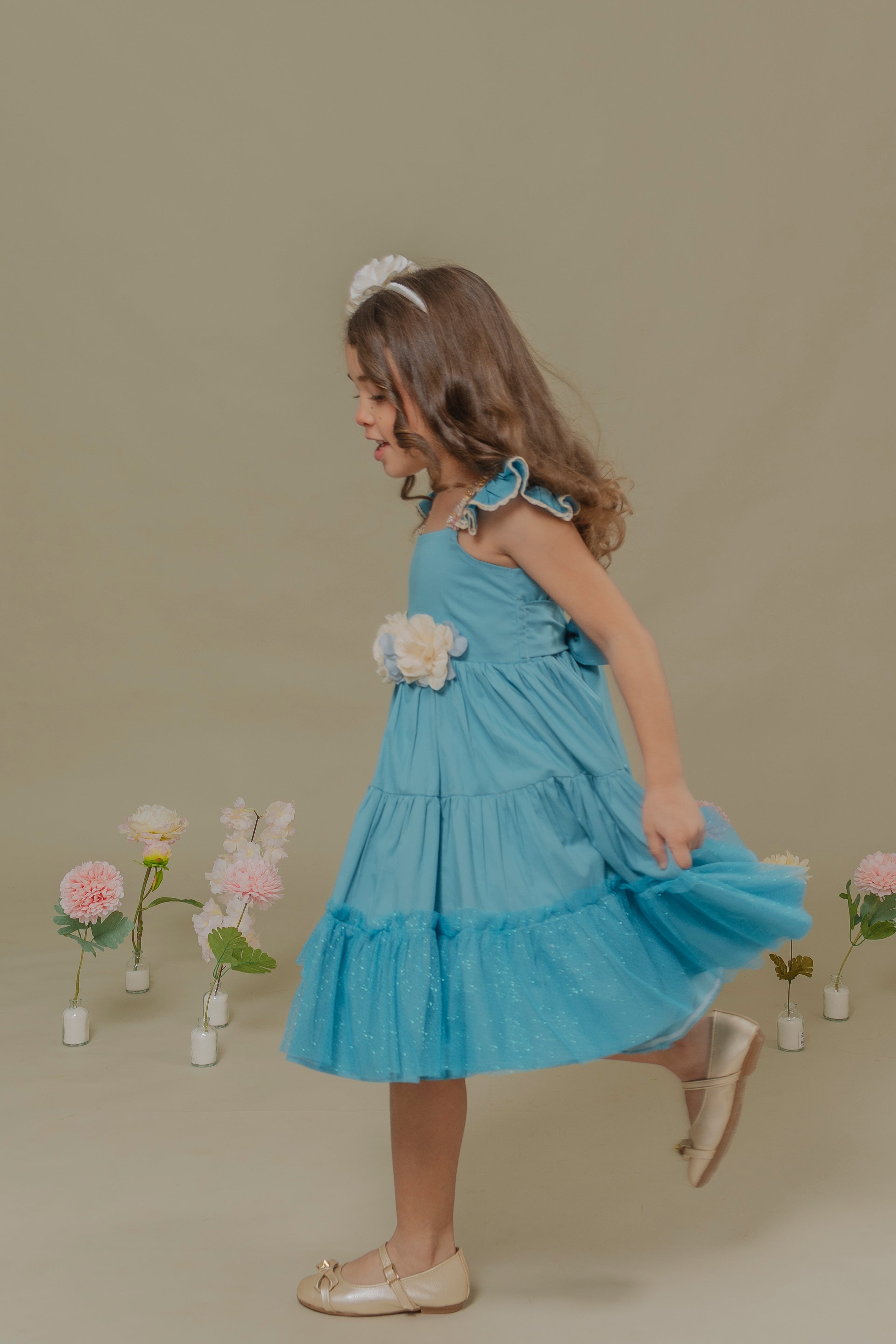GIRL´BLUE DRESS CAMINO