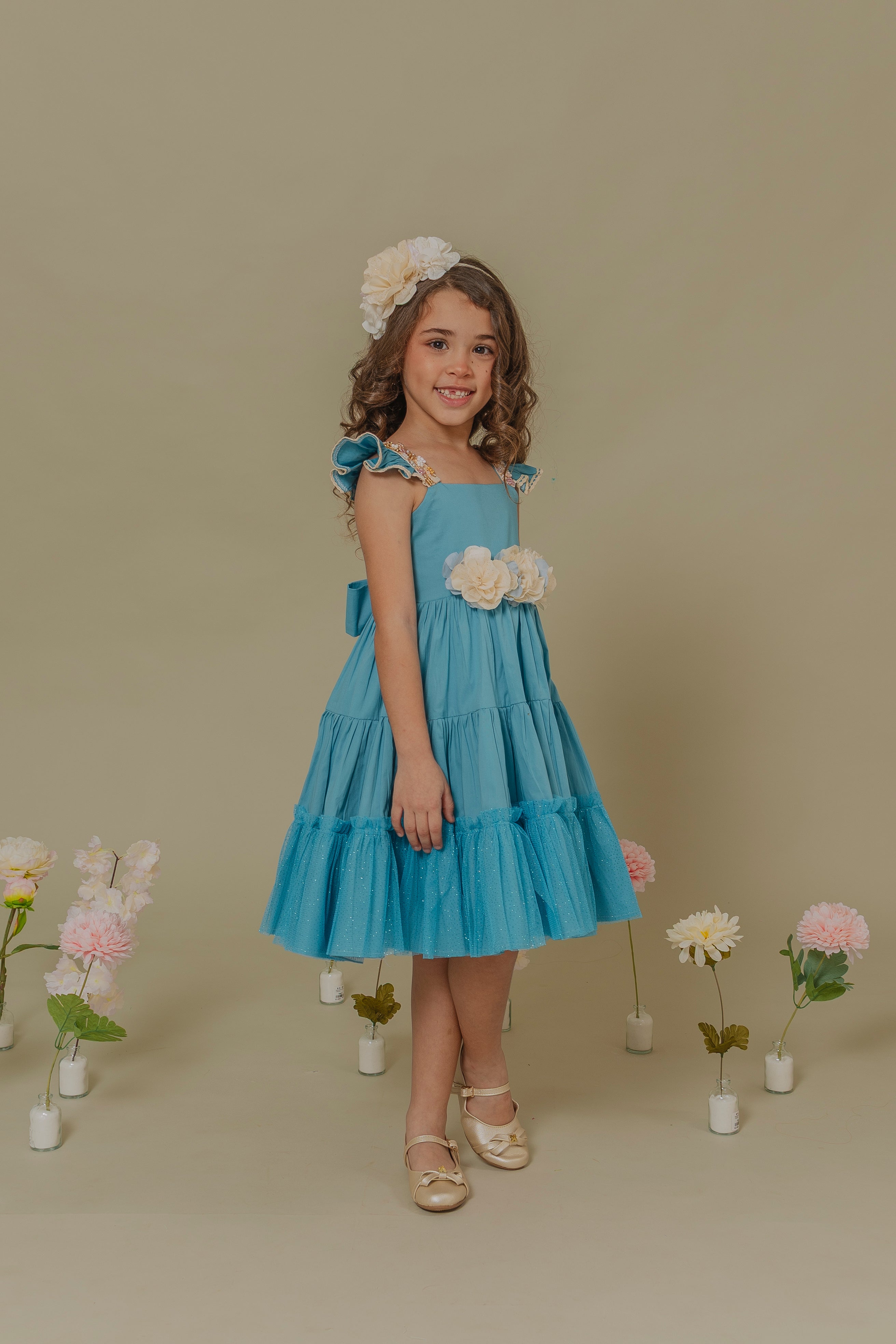 GIRL´BLUE DRESS CAMINO
