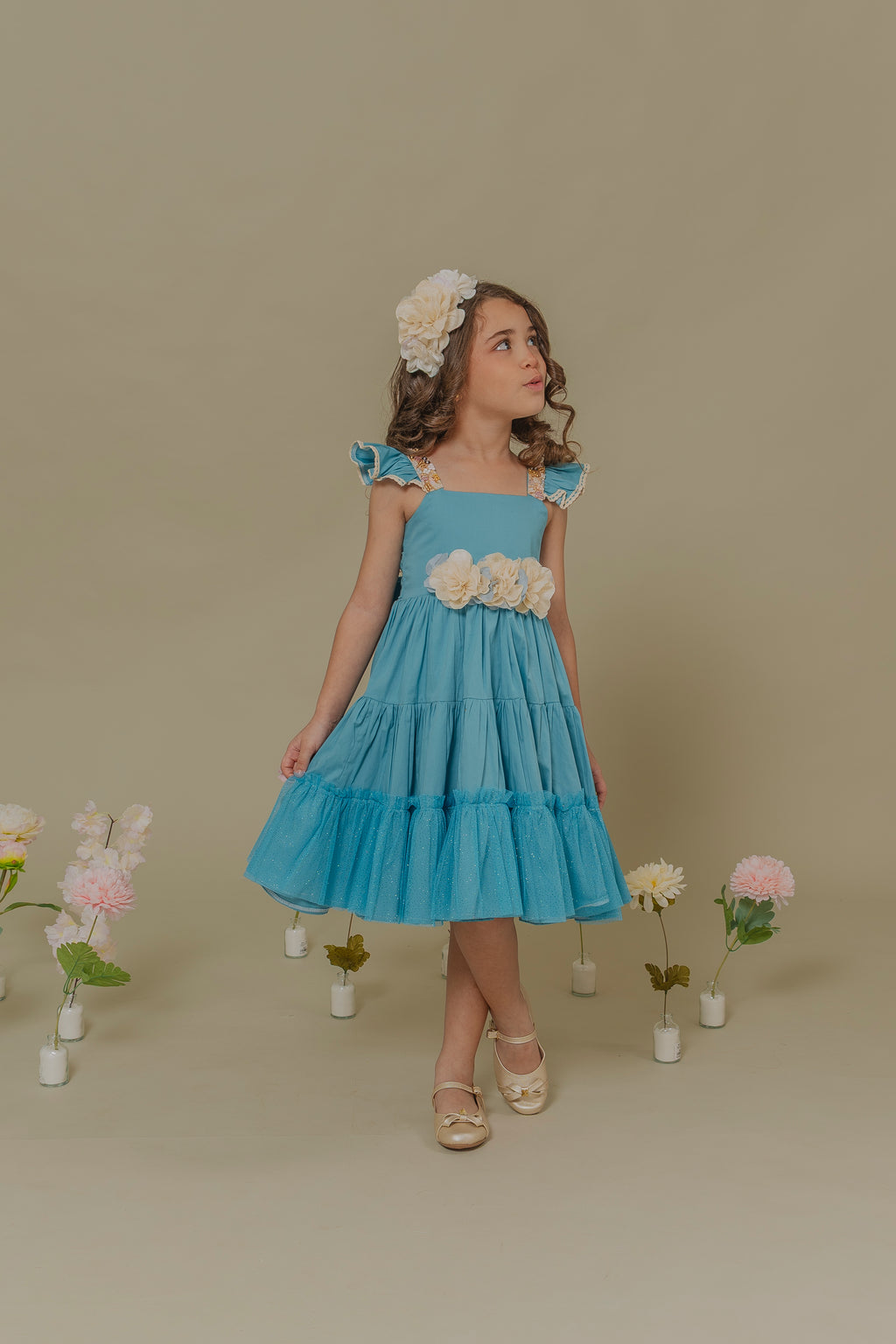 GIRL´BLUE DRESS CAMINO