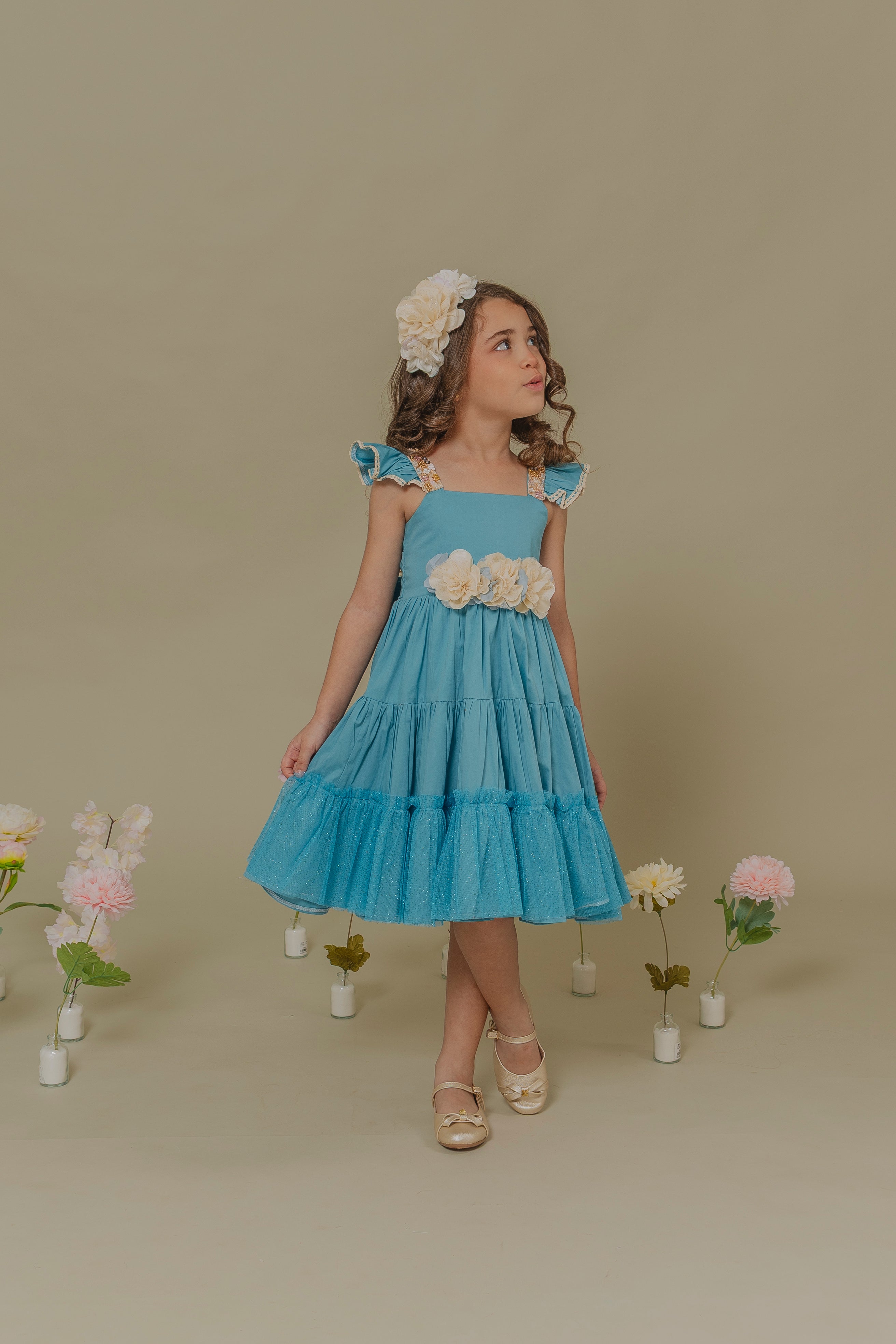 GIRL´BLUE DRESS CAMINO