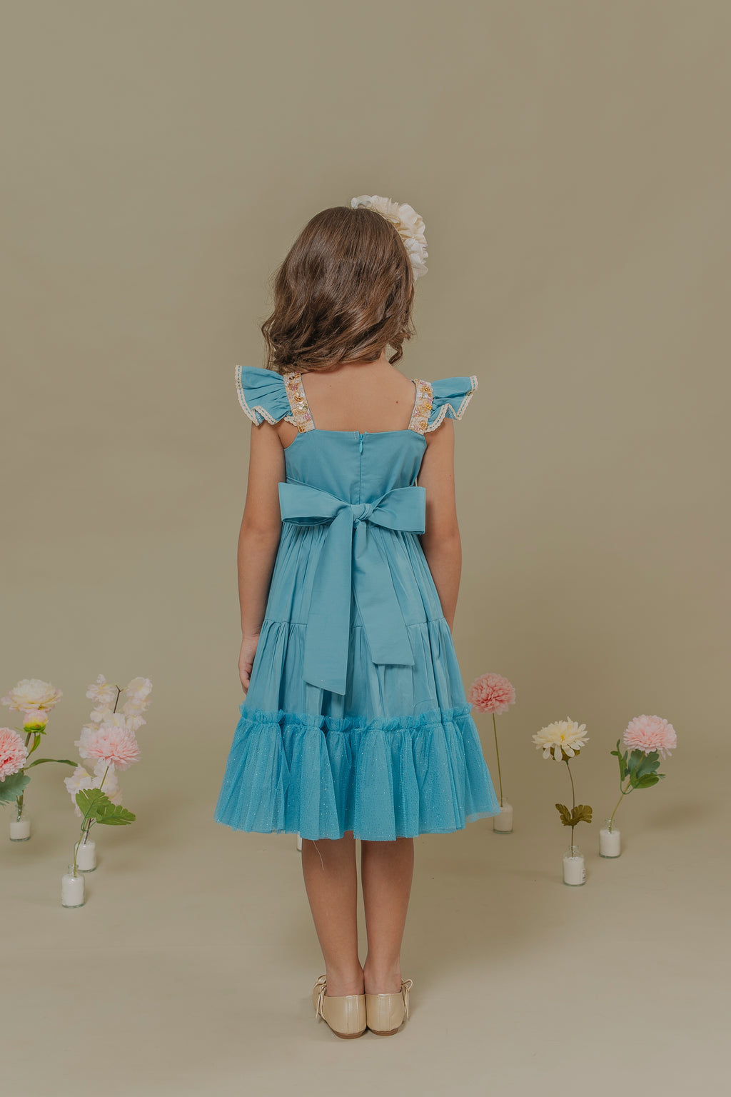 GIRL´BLUE DRESS CAMINO