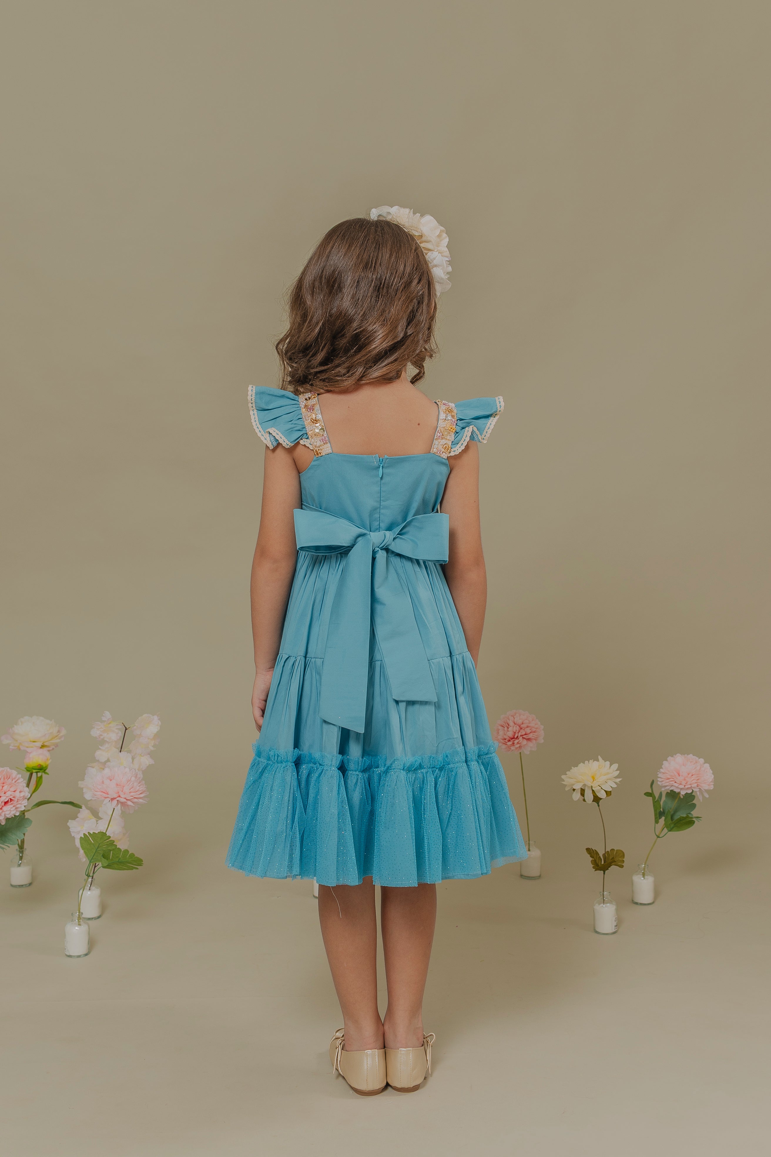 GIRL´BLUE DRESS CAMINO