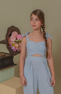 Enterizo para niña Celeste