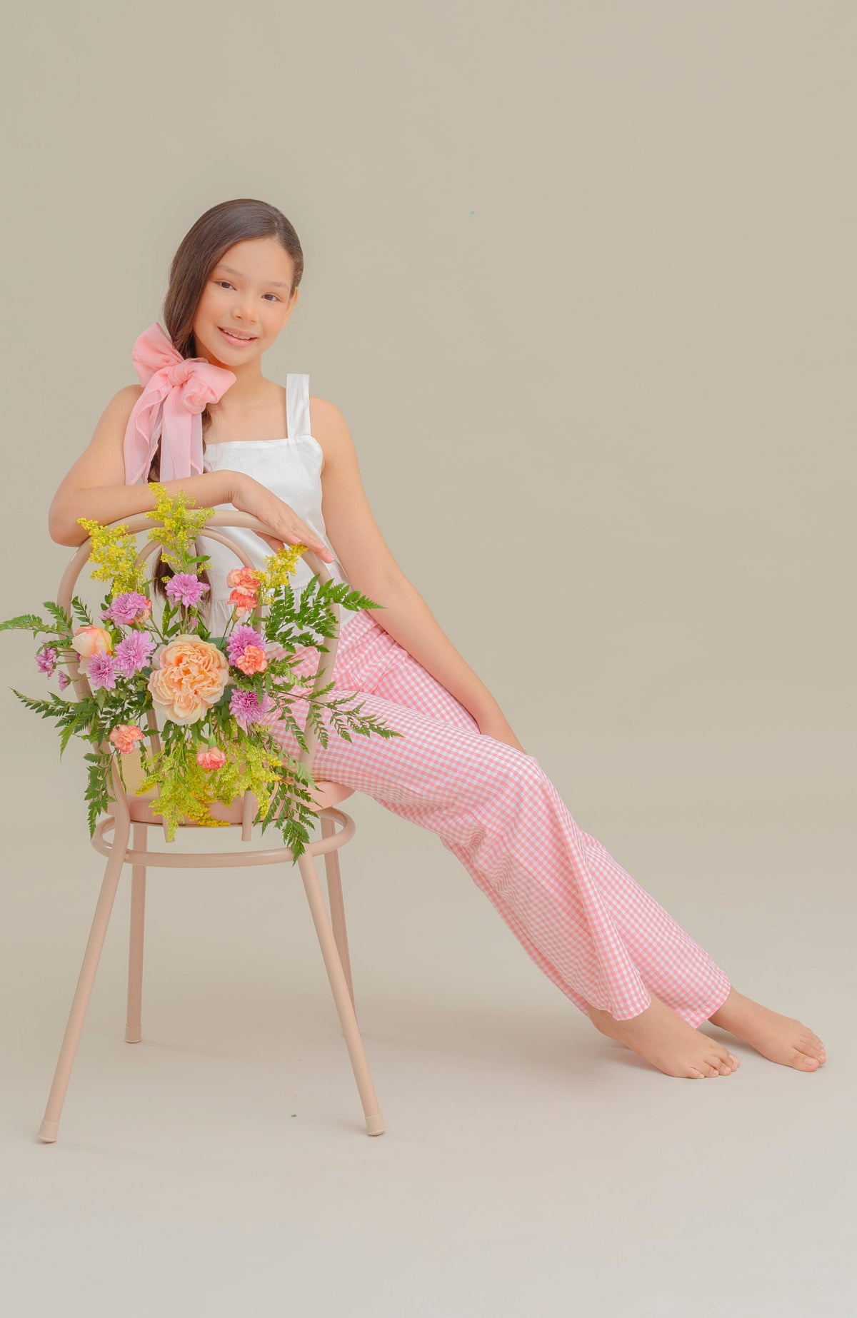 Conjunto Para Niña pantalon Dante Rosa