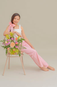 Conjunto Para Niña pantalon Dante Rosa