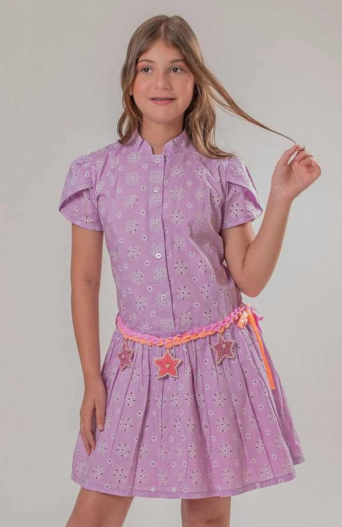 Vestido Para Niña Victoria Lila