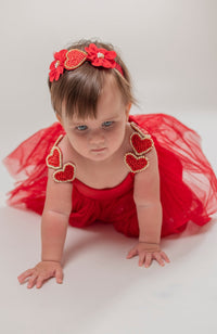 Vestido Para Bebita Corazón