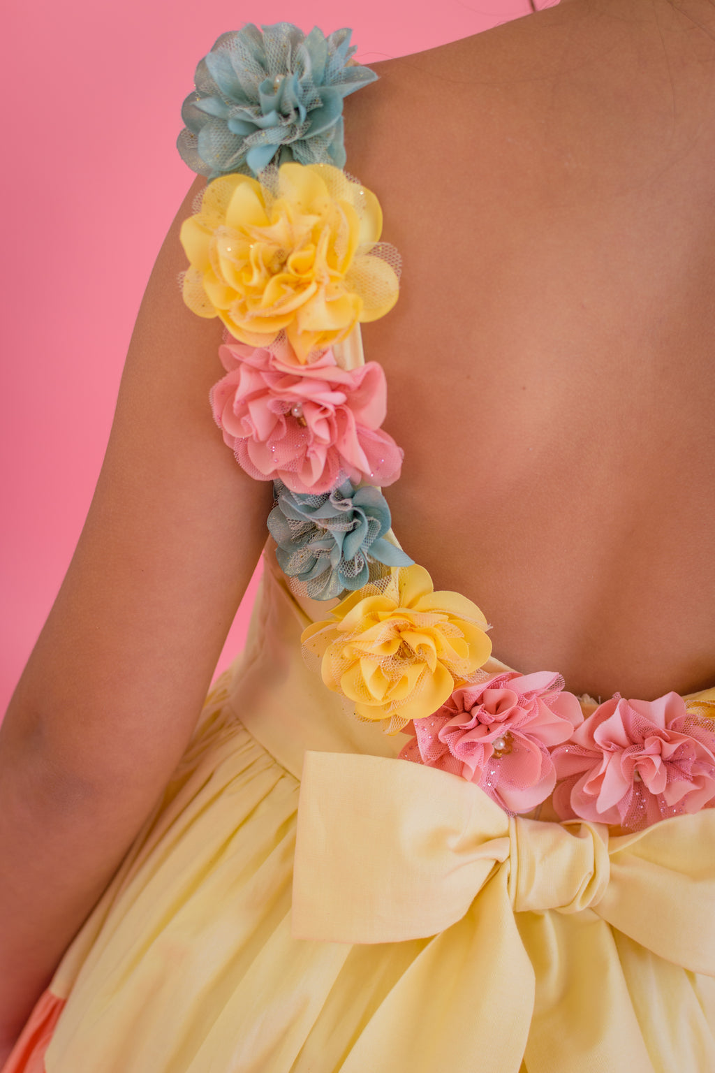 YELLOW GIRLS DRESS ESPLENDOR