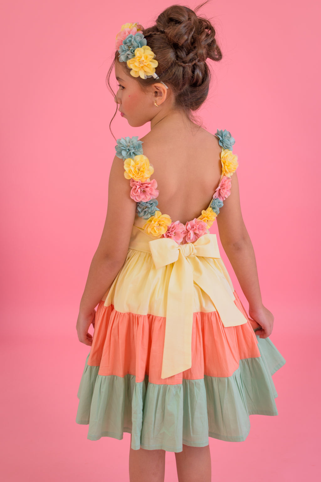 YELLOW GIRLS DRESS ESPLENDOR