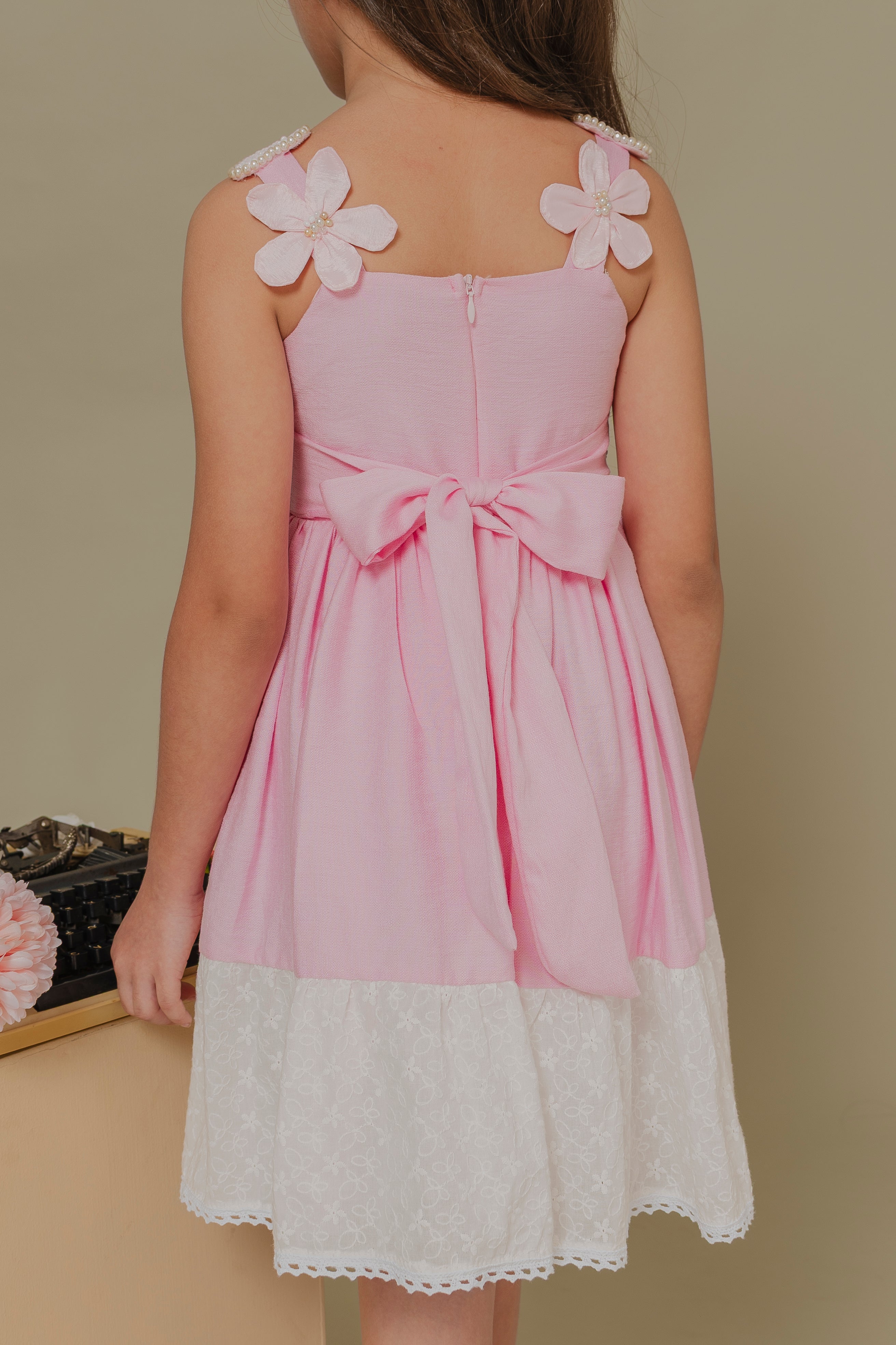 PINK GIRLS DRESS INOCENCIA