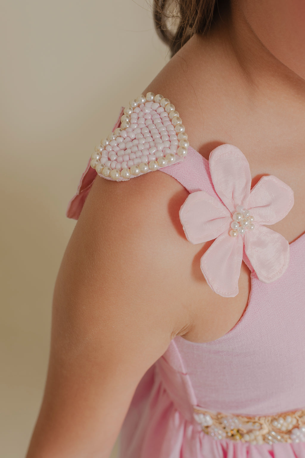 PINK GIRLS DRESS INOCENCIA