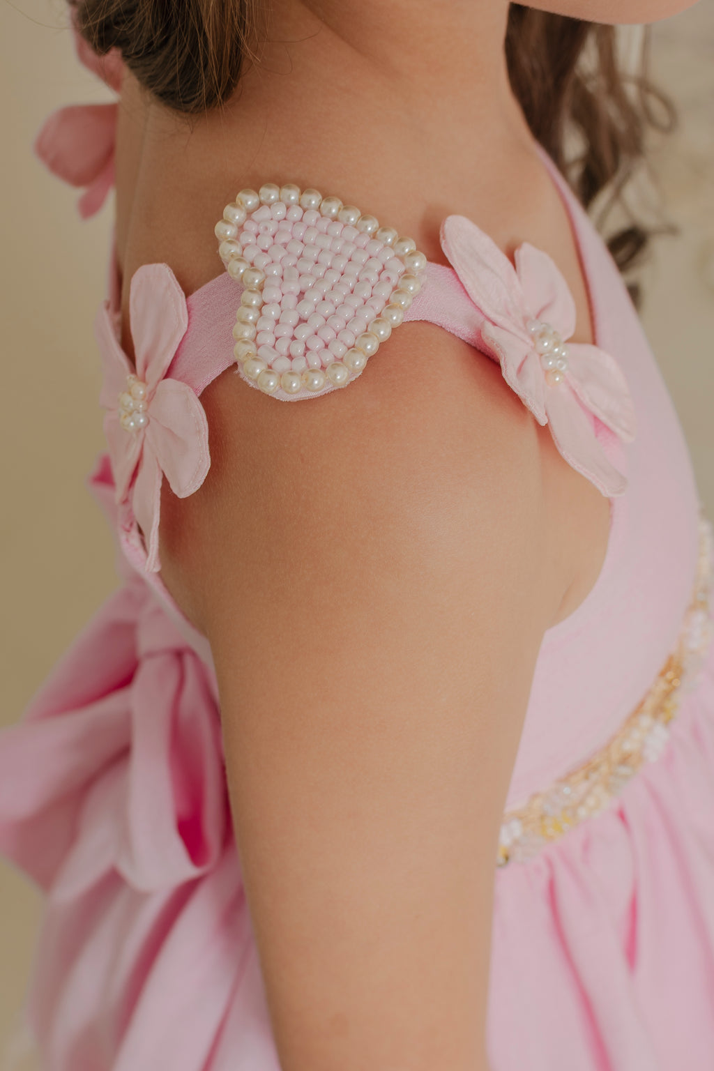 PINK GIRLS DRESS INOCENCIA