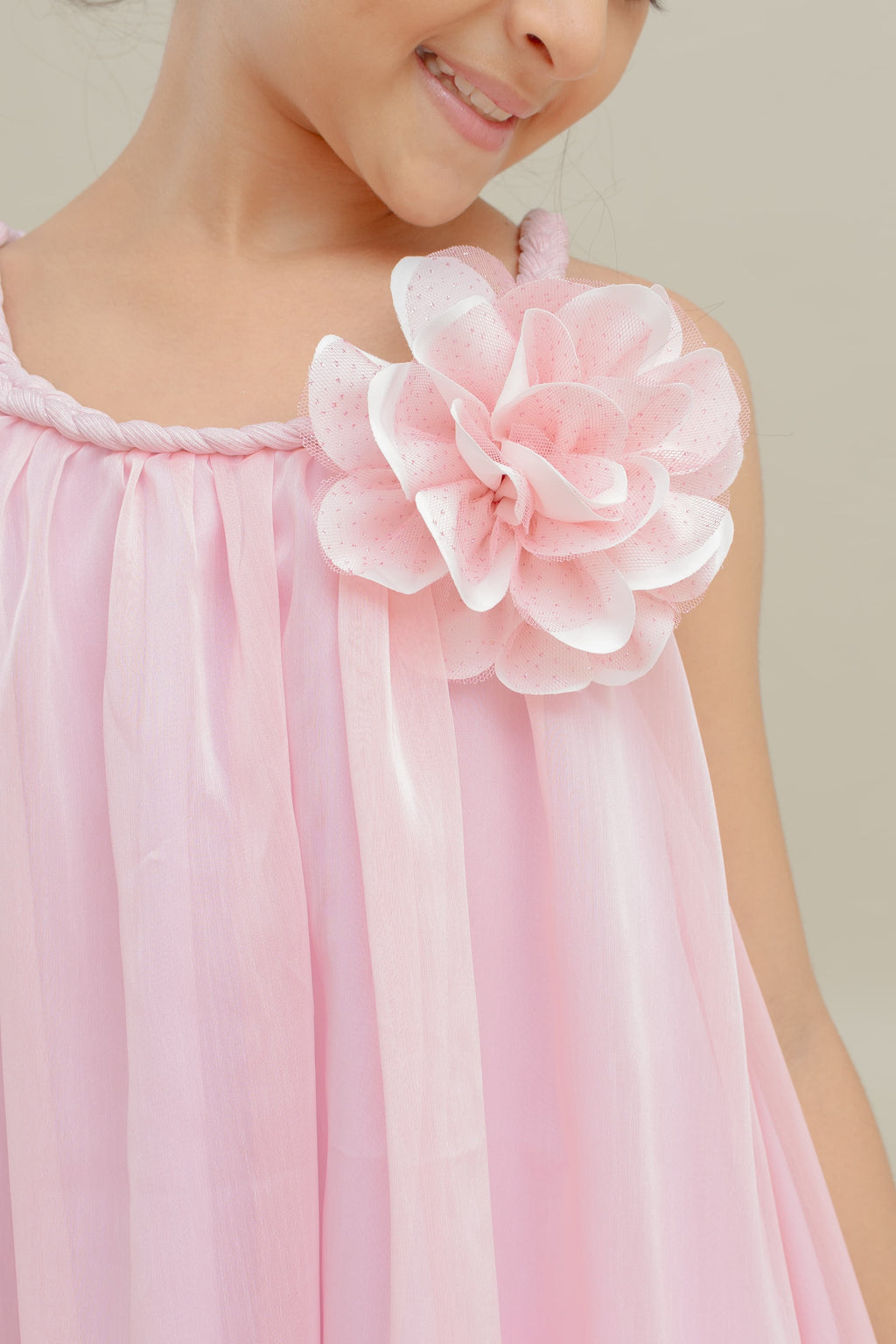 VESTIDO ROSA PARA NIÑAS "MELISA"