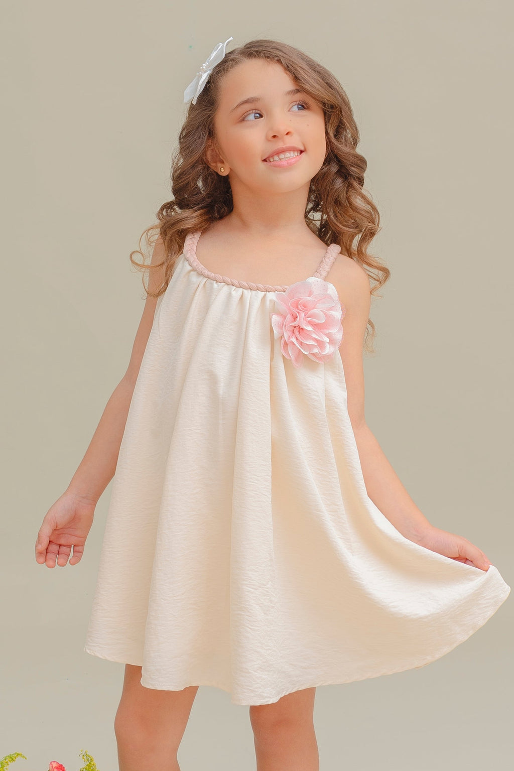 IVORY GIRLS DRESS MELISA