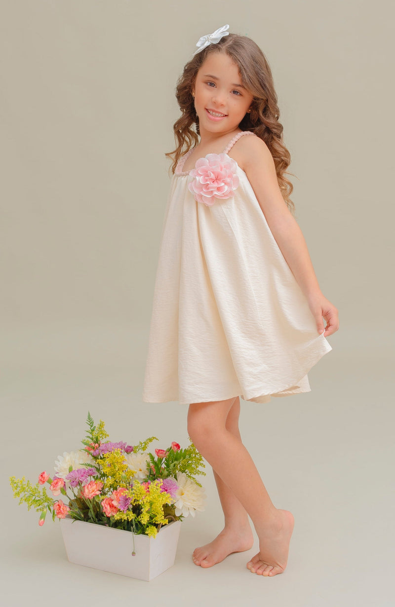 Vestido Para Bebita Melisas Beige