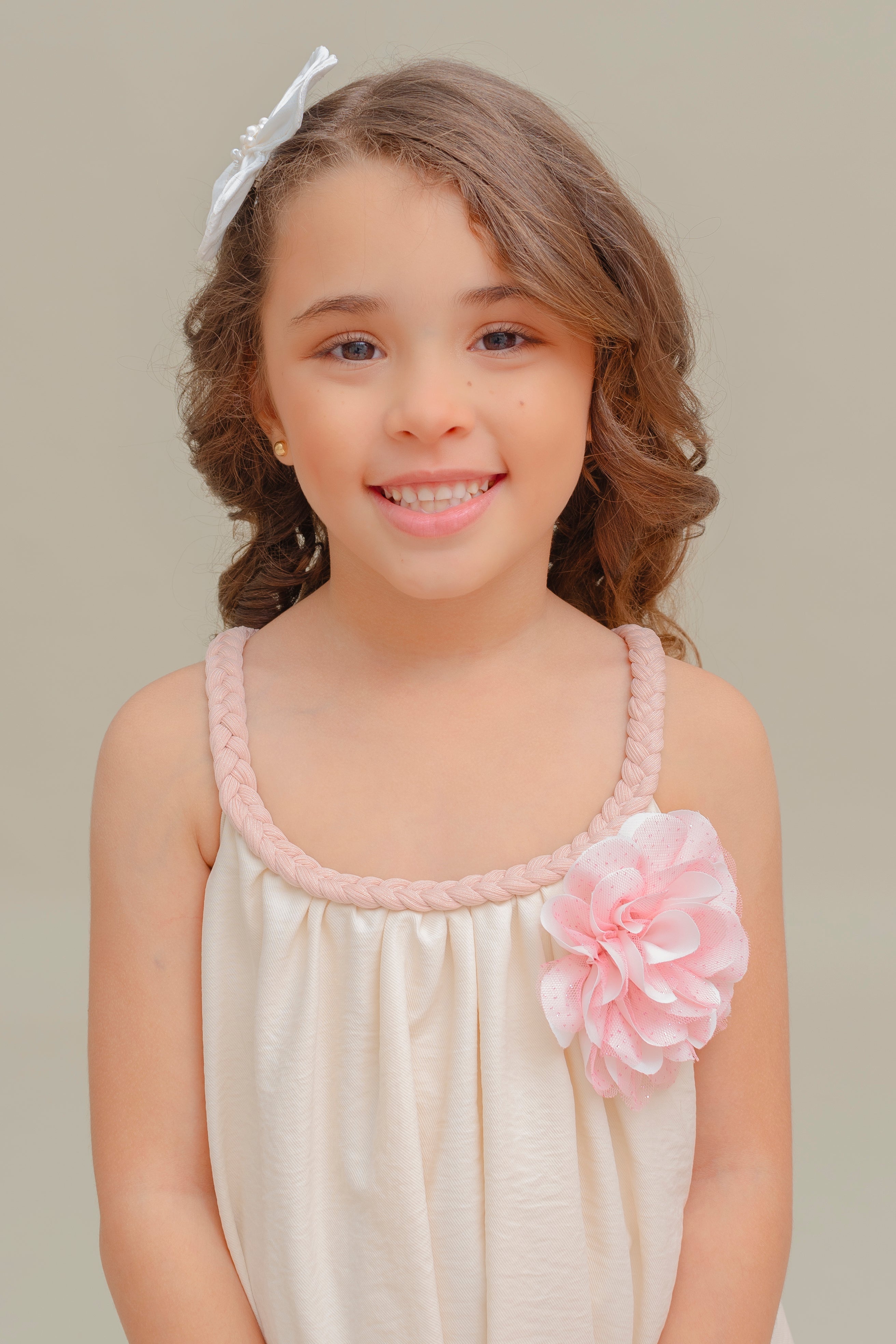 IVORY GIRLS DRESS MELISA