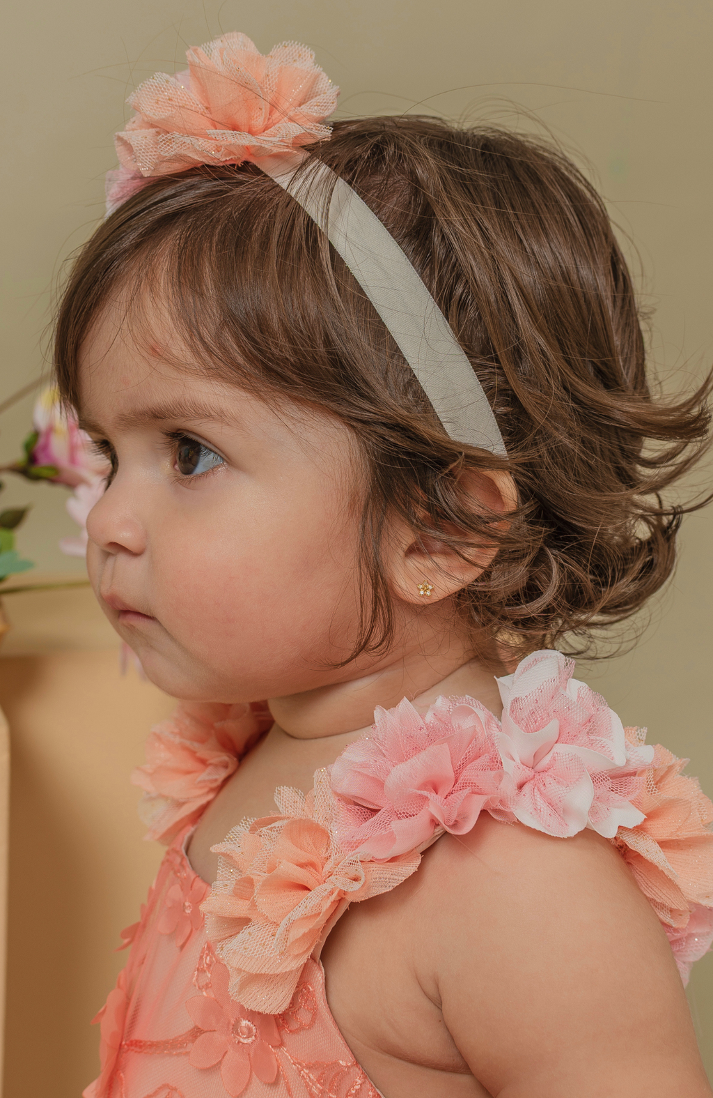 Blush Baby Birthday Dress with Bloomers – Luxury Tulle Party Outfit
