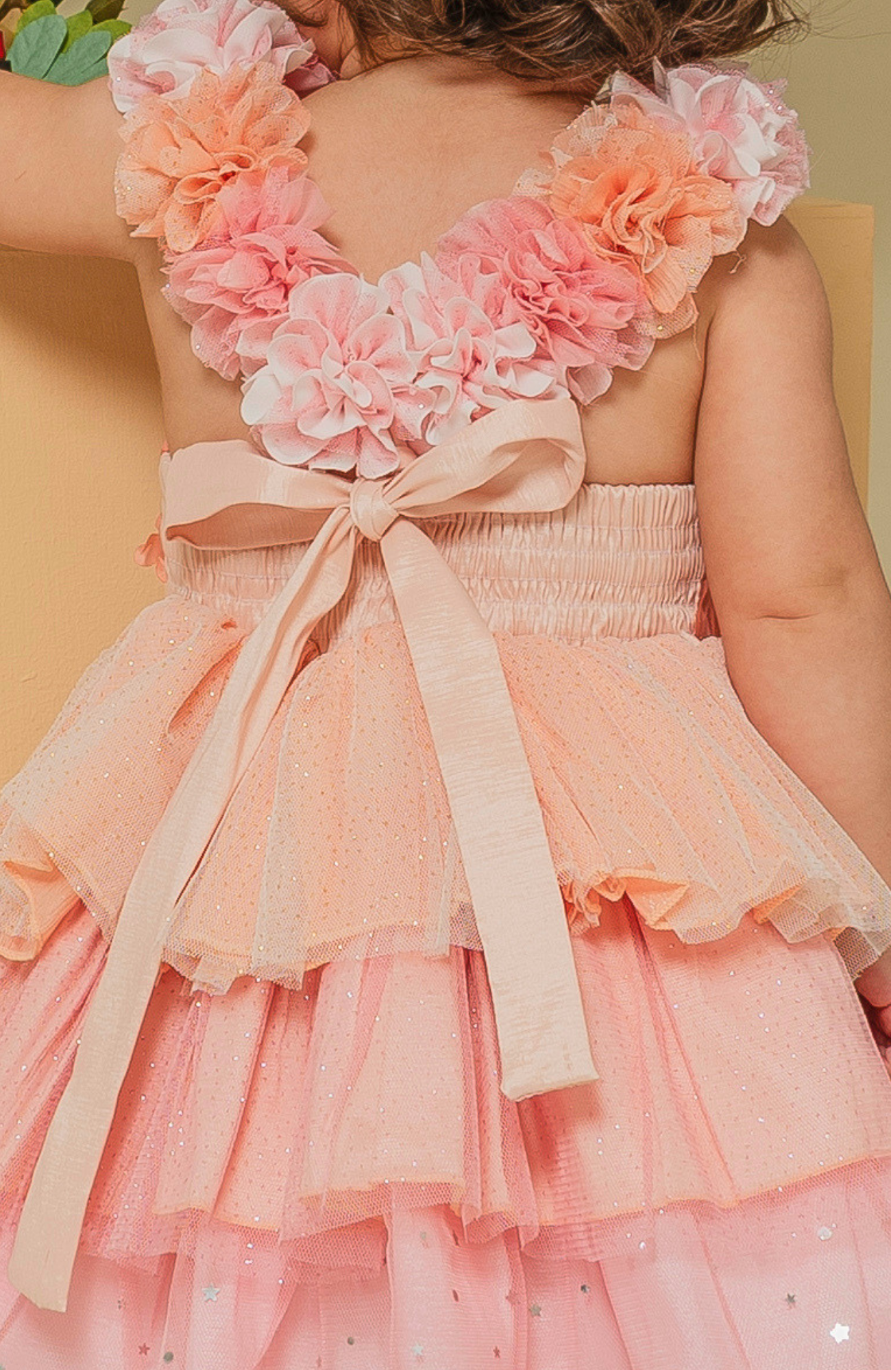 Blush Baby Birthday Dress with Bloomers – Luxury Tulle Party Outfit