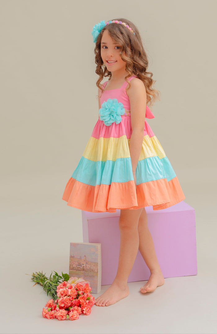 Vestido Para niña Rosa Linda