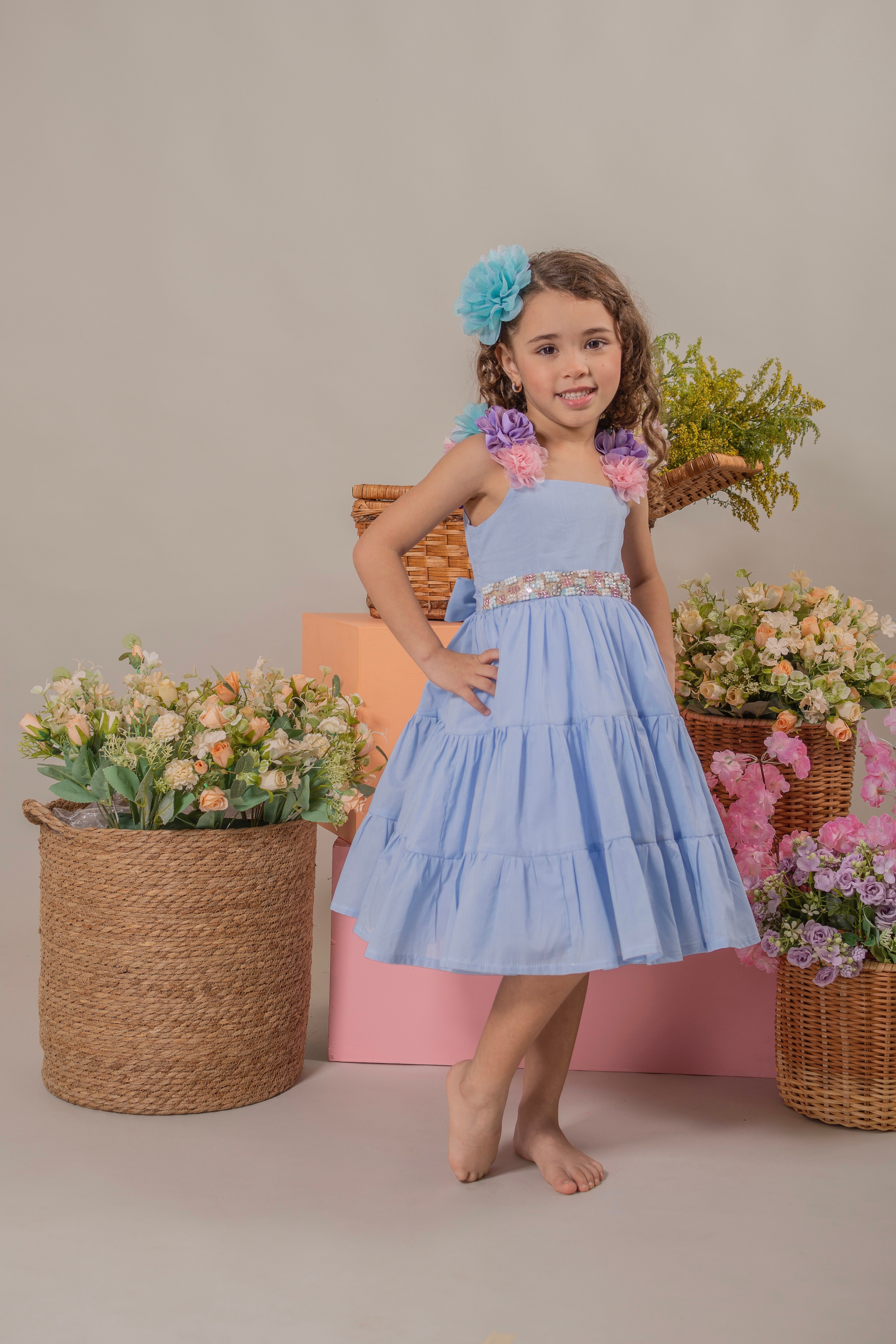 GIRL´BLUE DRESS "BONDAD"