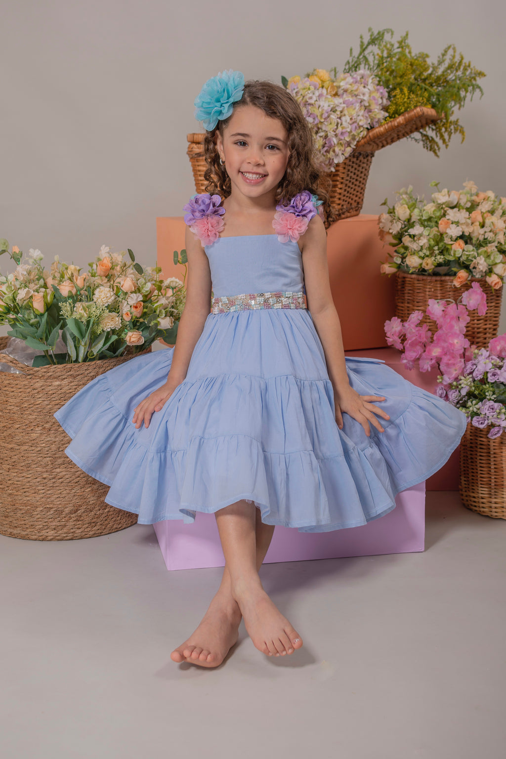 GIRL´BLUE DRESS "BONDAD"