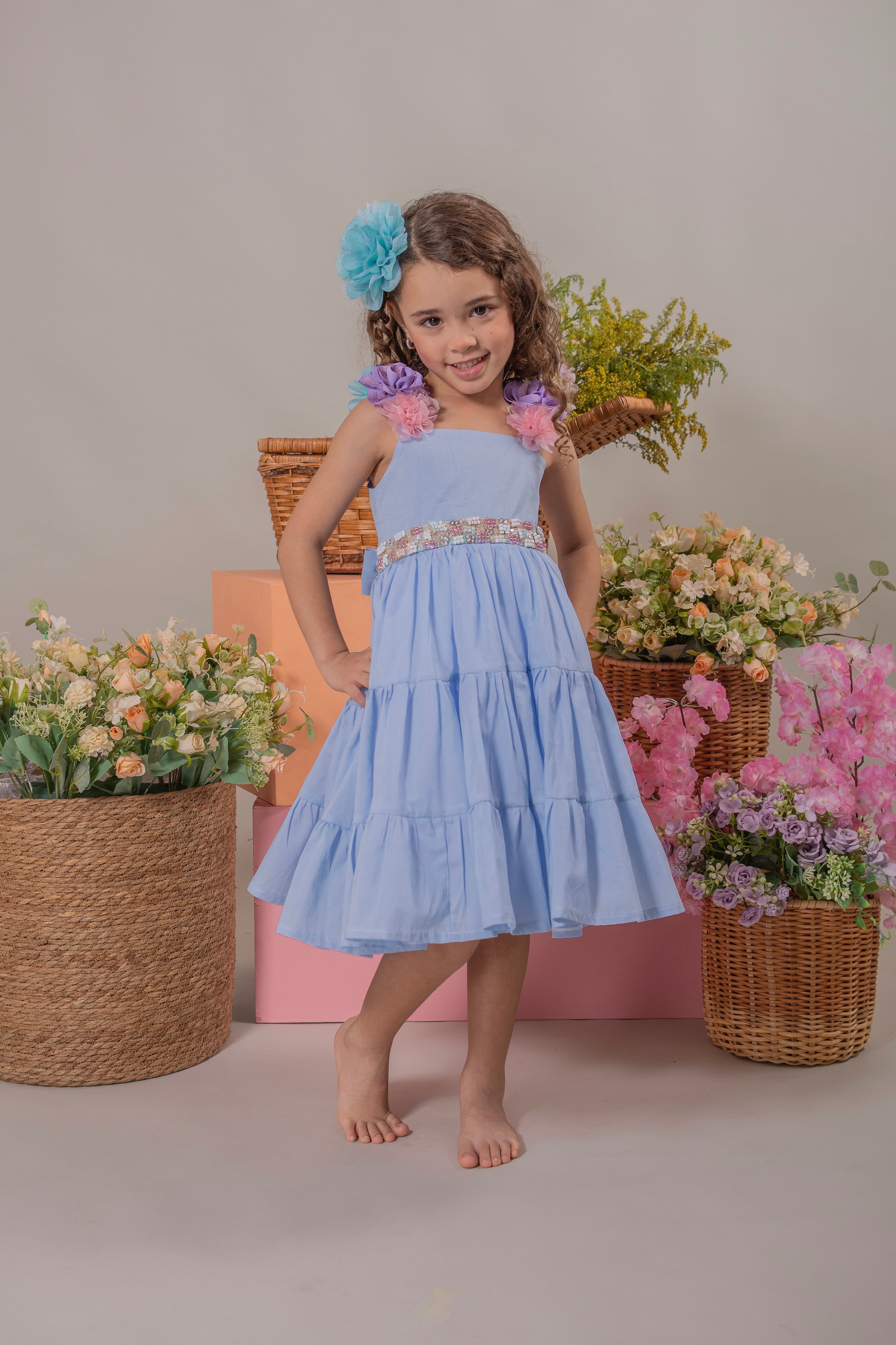 GIRL´BLUE DRESS "BONDAD"