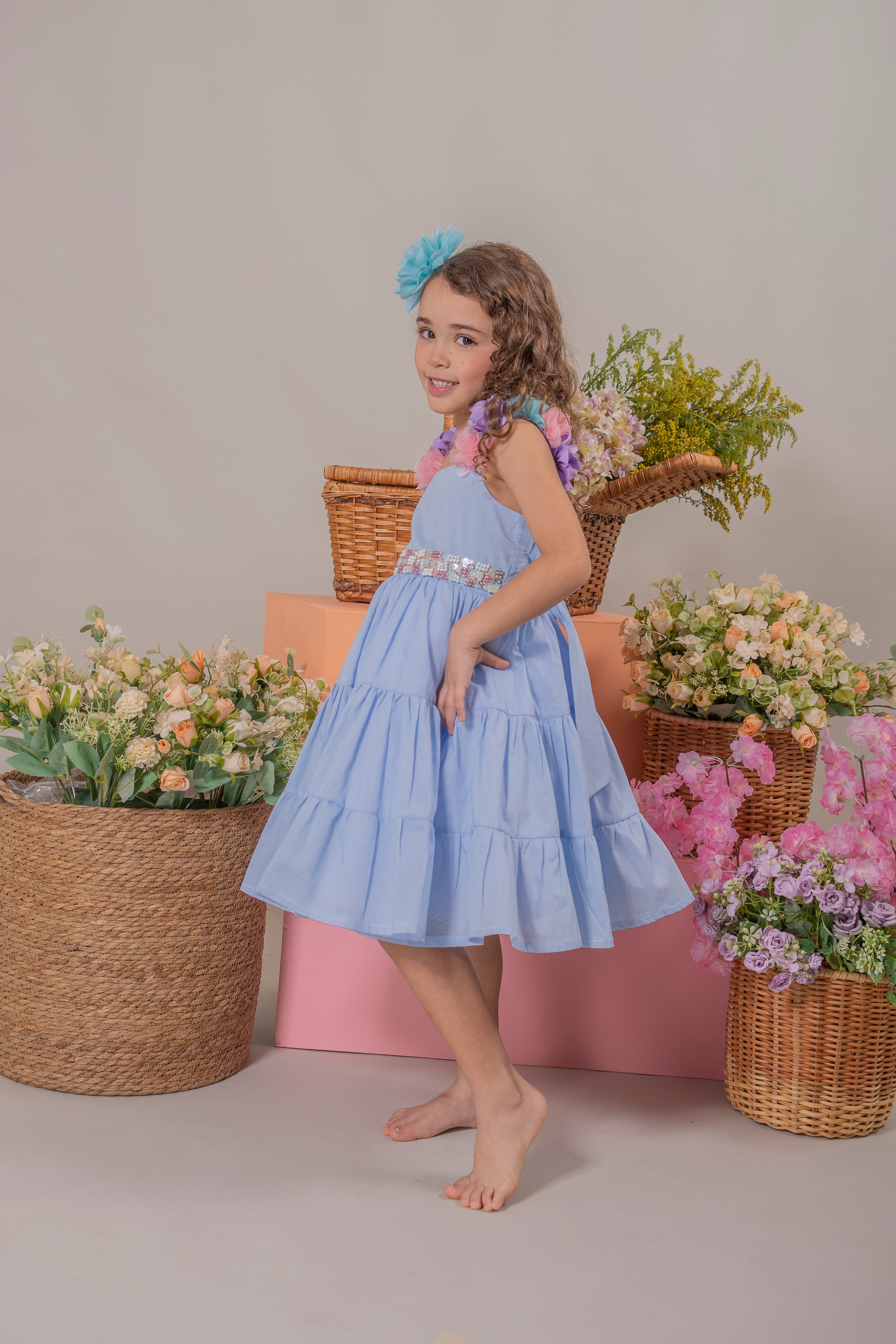 GIRL´BLUE DRESS "BONDAD"