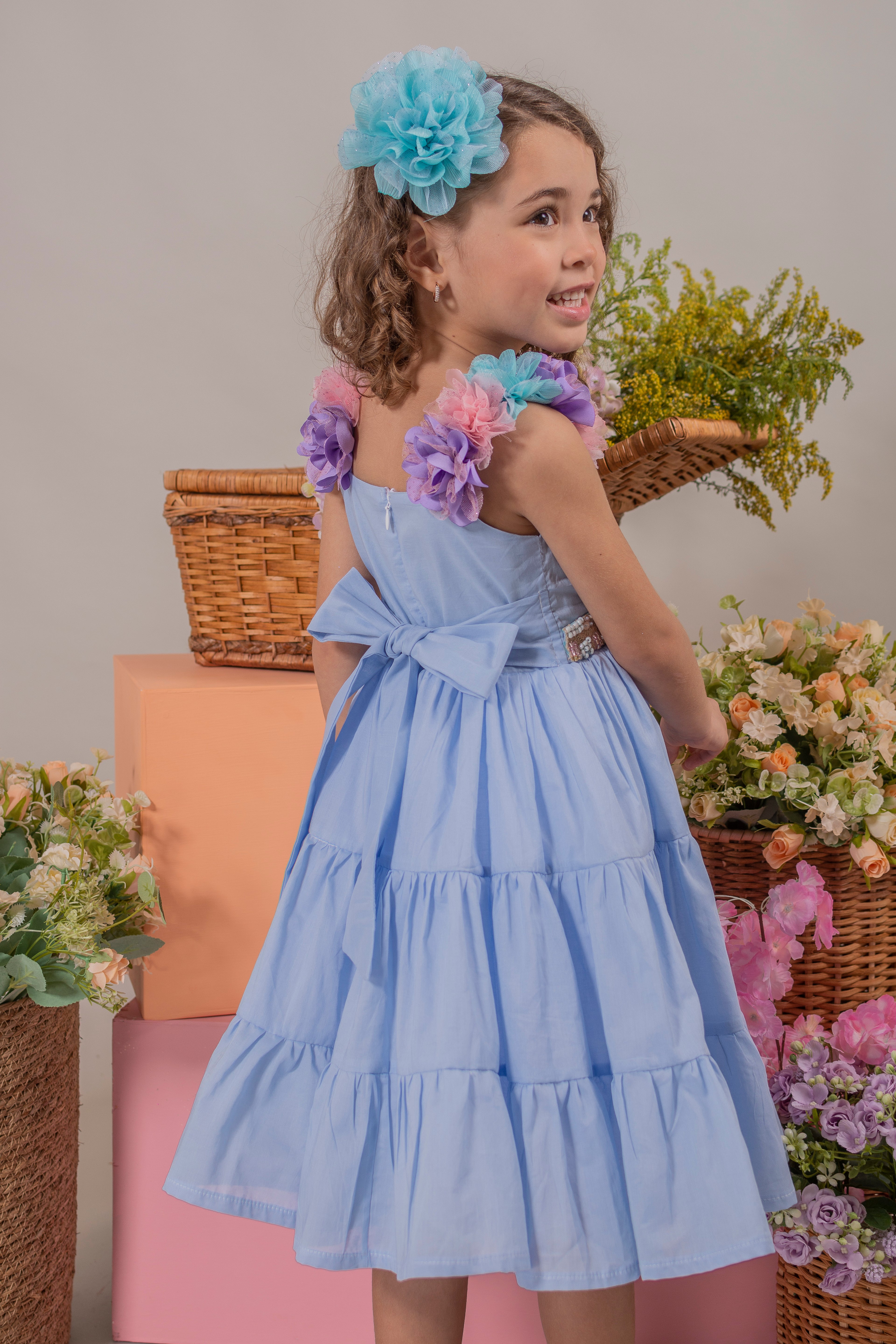 GIRL´BLUE DRESS "BONDAD"