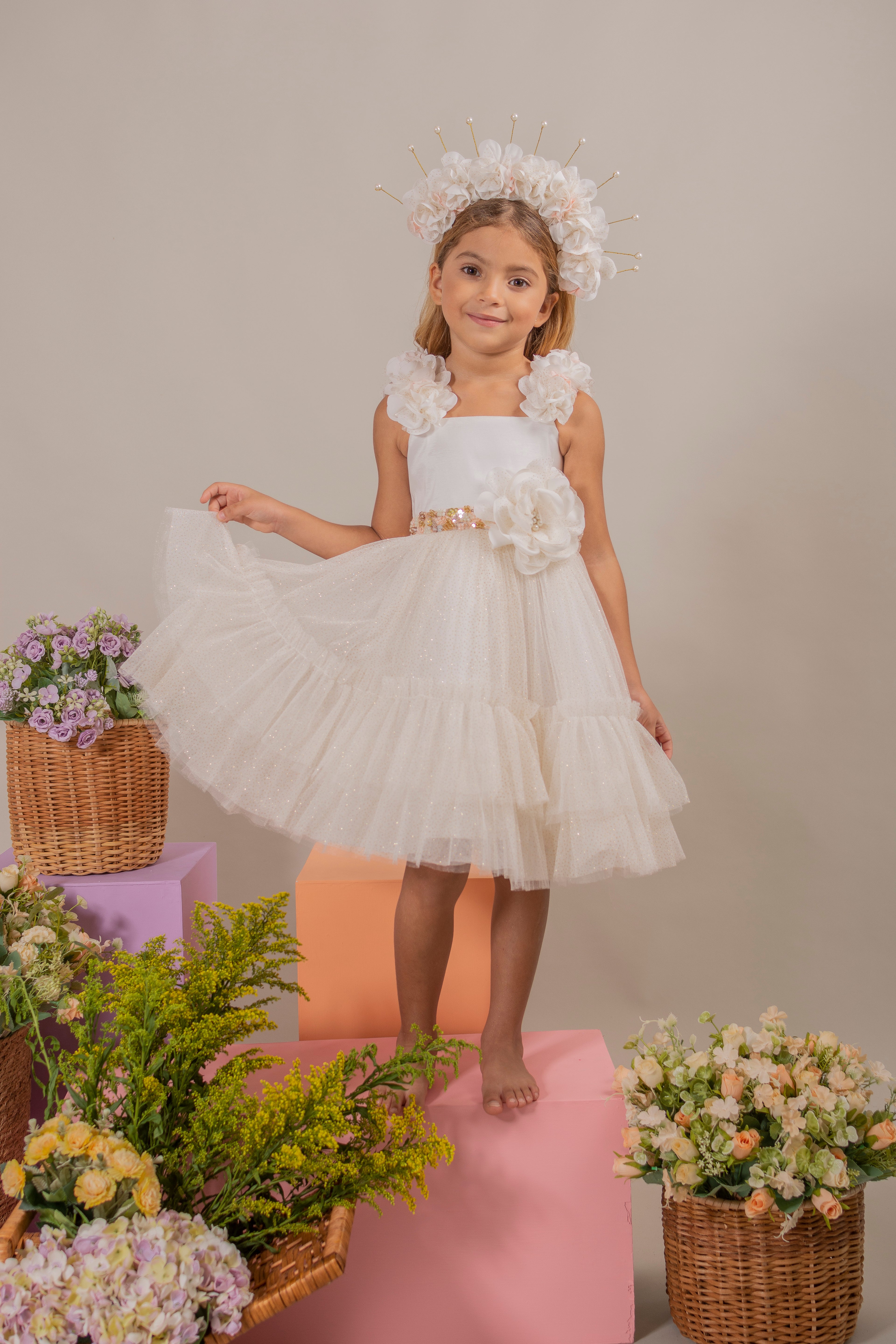 GIRL´CREAM DRESS "SOY VALIOSA"
