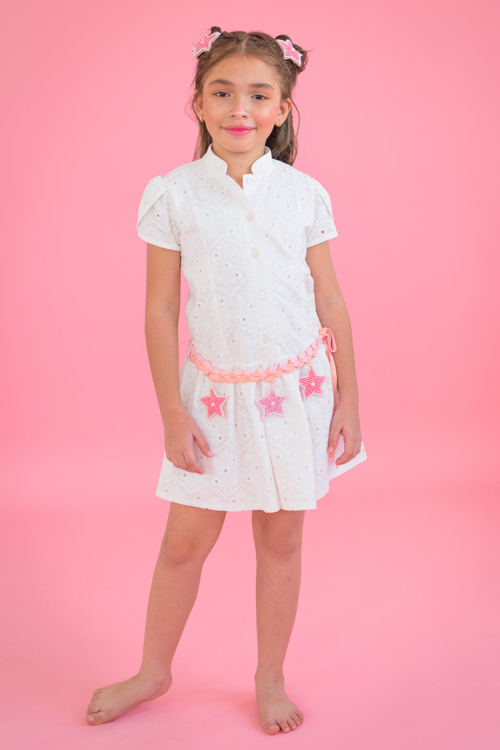 GIRL´ OFF-WHITE DRESS VICTORIA