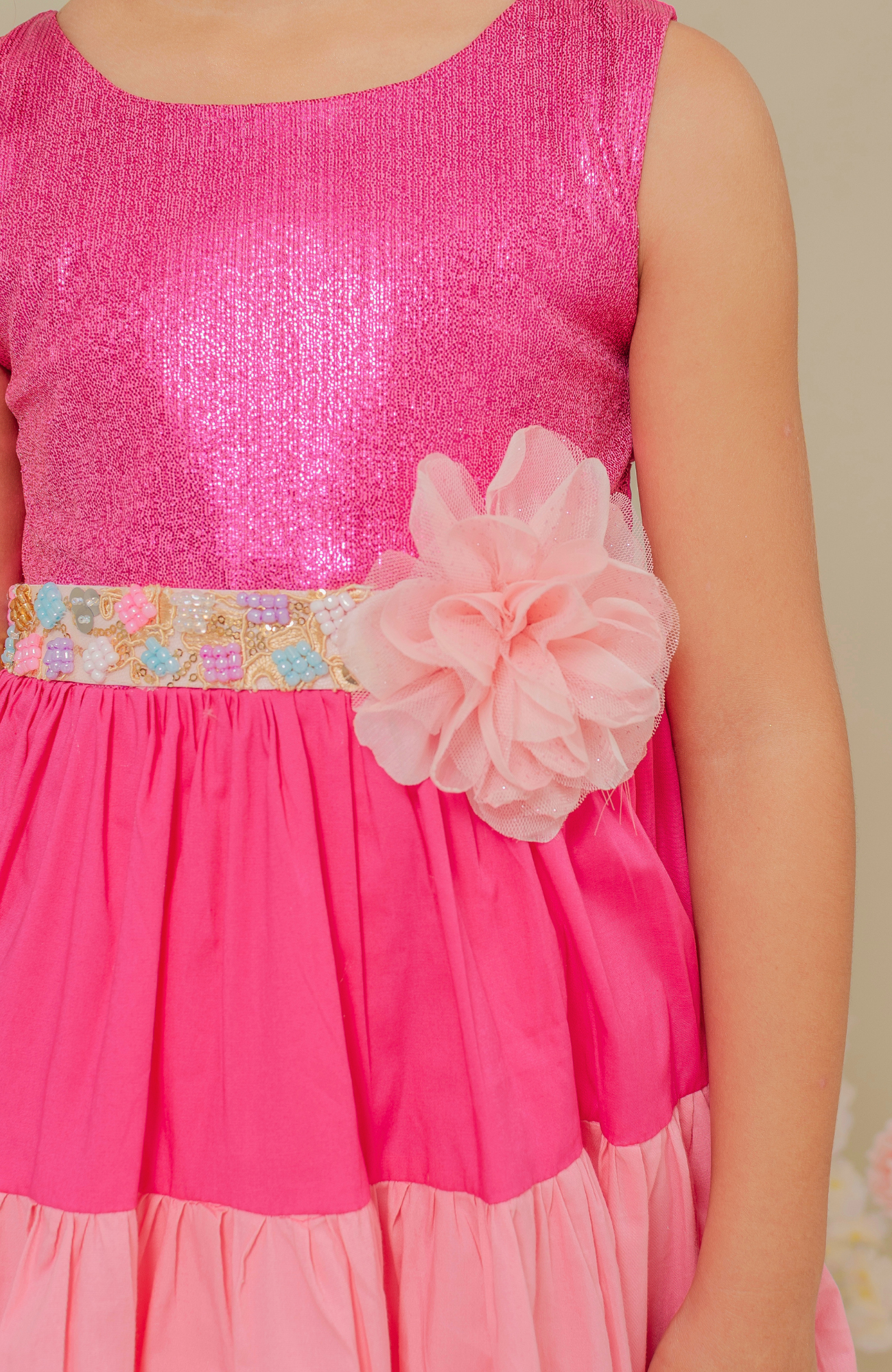 Fuchsia Girls Party Dress Aventura – Luxury Birthday Dress