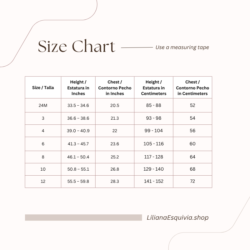 Sizing guide